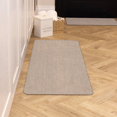Howler & Scratch Soft Beige Washable Non Slip Door Mat Hallway Entrance Rug - Runner 50x150 cm (1'7"x5')