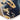 Nova NV41 Sonic Pictorial Vibrant Blue Gold Polypropylene Abstract Striped Rug