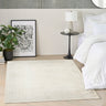 Grand Street GRN01 Shimmer Ivory By Geometric Modern Soft Rug - Medium 119x180 cm (3'11"x5'11")