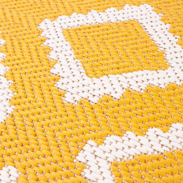 Diamond Garden Patio Picnic Travel Summer Breeze Indoor Outdoor Polypropylene Geometric Rug