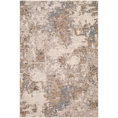Arda Abstract Marble Modern Grey, Light Brown & Taupe Rug - Large Plus 152x225 cm (5' x 7'5'')