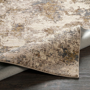 Arda Abstract Modern Marble Grey Rug