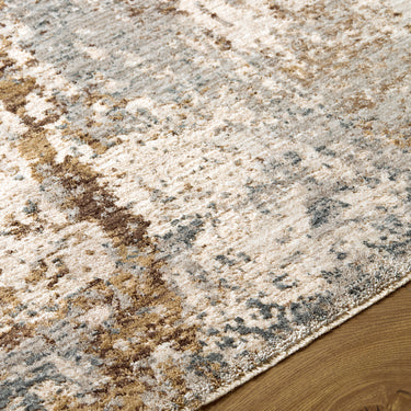 Arda Abstract Modern Marble Taupe Rug