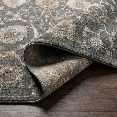 Arda Vintage Traditional Grey Rug