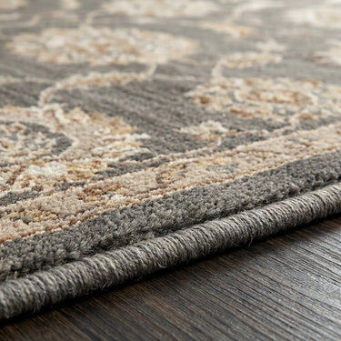 Arda Vintage Traditional Grey Rug