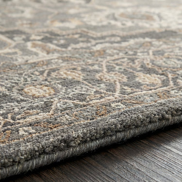 Arda Vintage Traditional Grey Rug