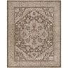 Arda Vintage Traditional Oriental Brown, Medium Grey & Charcoal Rug - Large Plus 152x225 cm (5' x 7'5'')