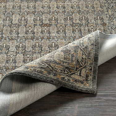 Arda Vintage Traditional Grey Rug