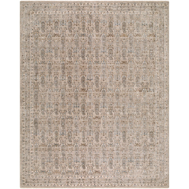 Arda Vintage Traditional Oriental Grey, Taupe & Olive Rug - Large Plus 152x225 cm (5' x 7'5'')