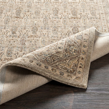 Arda Vintage Traditional Oriental Grey, Taupe & Olive Rug