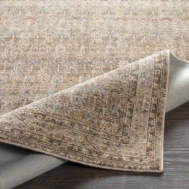Arda Vintage Traditional Brown Rug