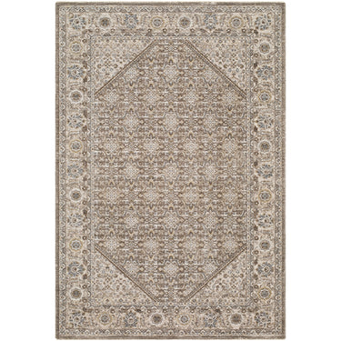 Arda Vintage Traditional Oriental Taupe, Charcoal & Medium Grey Rug - Design ACZ2313 - Large Plus 152x225 cm (5' x 7'5'')