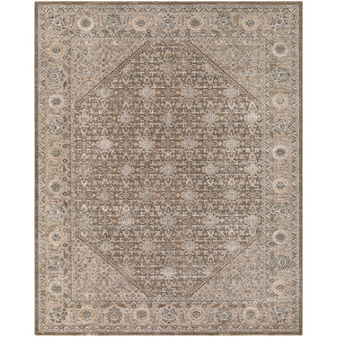 Arda Vintage Traditional Taupe Rug