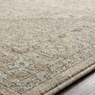 Arda Vintage Traditional Grey Rug