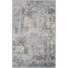 Ankara Abstract Marble Modern Blue, Ivory & Taupe Rug - X-Small 60x90 cm (1'11'' x 2'11'')