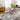 Ankara Abstract Marble Modern Blue, Ivory & Taupe Rug