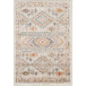 Ankara Vintage Traditional Boho Skandi Oriental Red, Dusty Pink & Sky Blue Rug - X-Small 60x90 cm (1'11'' x 2'11'')