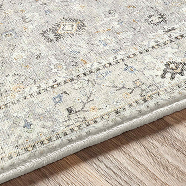 Davina Becki Owens Vintage Traditional Vintage Boho Runner Grey