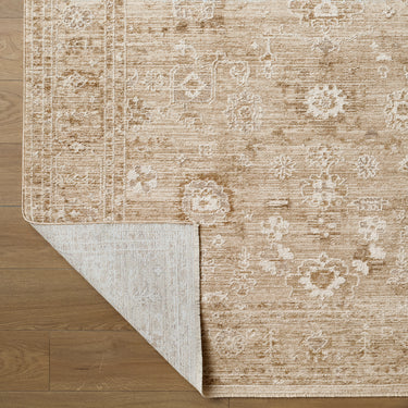Penny Becki Owens Vintage Traditional Brown Rug