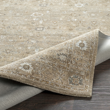 Penny Becki Owens Vintage Traditional Brown Rug