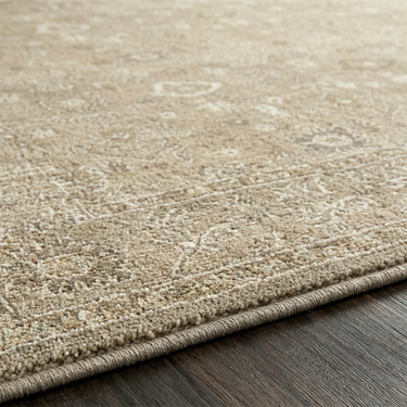 Penny Becki Owens Vintage Traditional Brown Rug