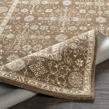 Penny Becki Owens Vintage Traditional Brown Rug