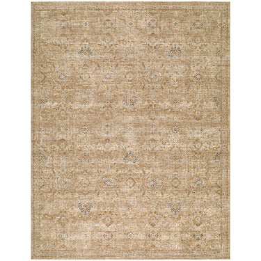 Penny Becki Owens Vintage Traditional Brown Rug