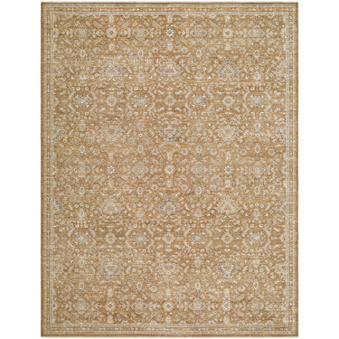 Penny Becki Owens Vintage Traditional Brown Rug