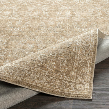 Penny Becki Owens Vintage Traditional Brown Rug