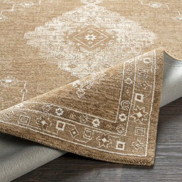Penny Becki Owens Vintage Traditional Brown Rug