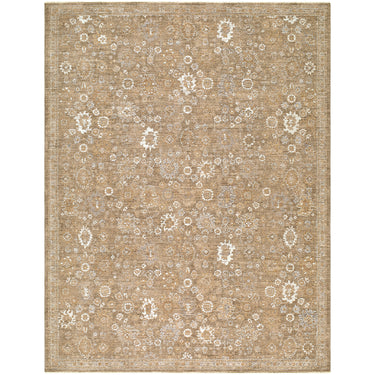 Penny Becki Owens Vintage Traditional Brown Rug