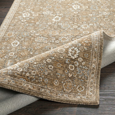 Penny Becki Owens Vintage Traditional Brown Rug