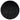 Cloudy Shaggy Solid Color Black Rug - Round 120x120 cm (3'11'' x 3'11'')