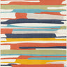 City Modern Skandi Pink, Orange & Charcoal Rug - Small 80x150 cm (2'7'' x 4'11'')