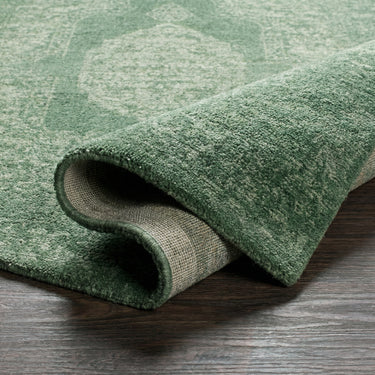 Cyrus Vintage Traditional Green Rug