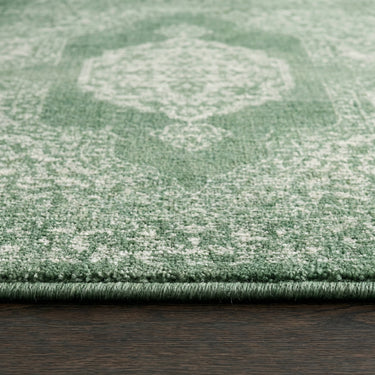 Cyrus Vintage Traditional Green Rug