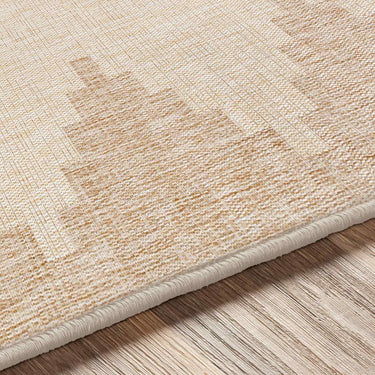 Eagean Rubal Beige Outdoor Rug Washable Garden & Patio Rug