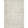 Freud Modern High Pile Skandi Black, Charcoal & Ivory Rug - Design FEU2307 - Large Plus 160x213 cm (5'3'' x 7')