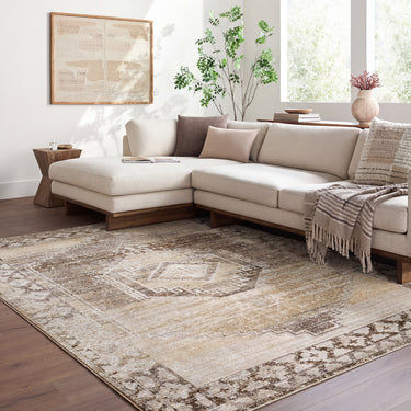 Fifth Avenue Vintage Traditional Taupe Rug