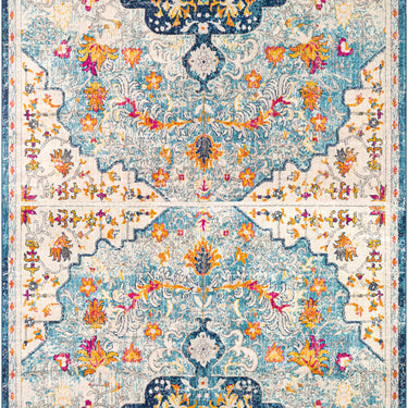 Floransa Vintage Traditional Boho Runner Blue