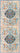 Floransa Vintage Traditional Boho Oriental Blue, LightBlue & Navy Rug - Runner 80x220 cm (2'7'' x 7'3'')