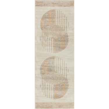 Floransa Geometric Modern Runner Brown