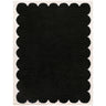 Fossay Washable Shaggy Black & Cream Rug - Large Plus 160x213 cm (5'3'' x 7')