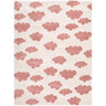 Fossay Washable Shaggy Ivory & Rose Rug - Design FSG2349 - Large Plus 160x213 cm (5'3'' x 7')