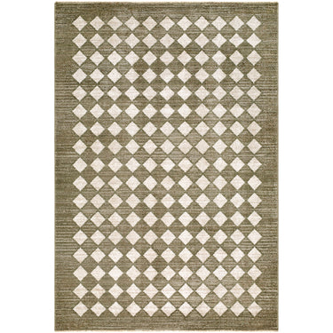 Myrtle Avenue V Galey Alix Geometric Diamond Taupe Rug