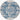 Harput Vintage Traditional Boho Oriental Blue, Navy & Medium Gray Rug - Round 160x160 cm (5'3'' x 5'3'')