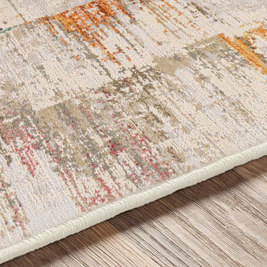 Illusions Abstract Modern Marble Light Grey Rug