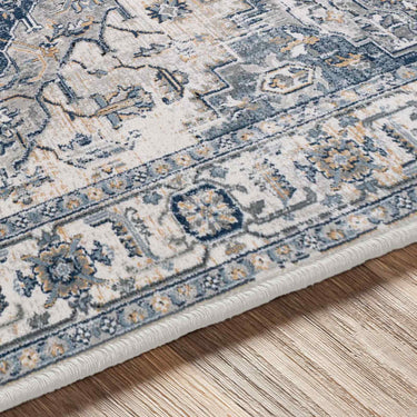 Jolie Vintage Traditional Boho Blue Rug