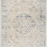 Lillian Traditional Washable Vintage Oriental Neutral, Gray & Oatmeal Rug - X-Small Plus 66x115 cm (2'2'' x 3'9'')
