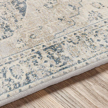 Lillian Vintage Traditional Washable Neutral Rug